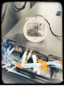 Temperature, humidity and CO2 sensor. TIM12 Desktop CO2 & RH / T Monitor / Data Logger